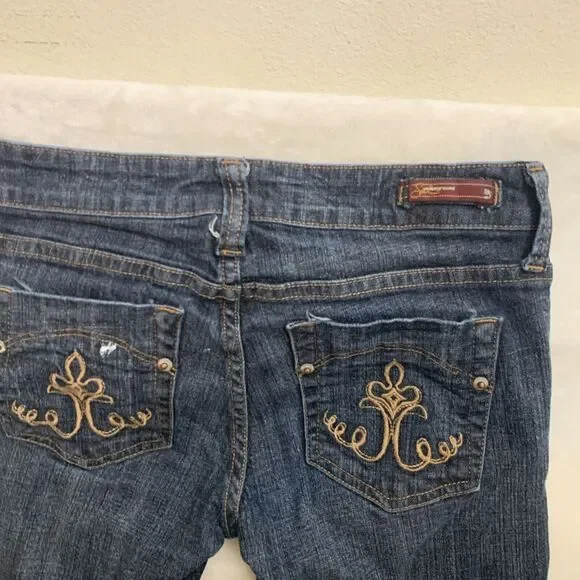 Underground Soul  jeans size 1 dark wash 26x30 Low Rise - Picture 3 of 7